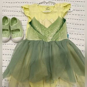 Posh Peanut Disney Tiana Bodysuit Dress - 2t